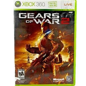 Gears of War 2 Xbox 360 Epic Games 2008 Complete with Manual & Map Pack Tested